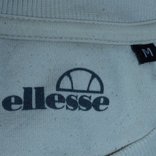 Ellesse Men's White Graphic Logo Crew Neck Sweatshirt Size M - Image 5