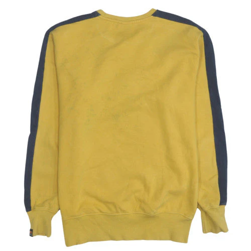 Ellesse Mens Yellow Crew Neck Pullover Sweatshirt Size S - Image 4