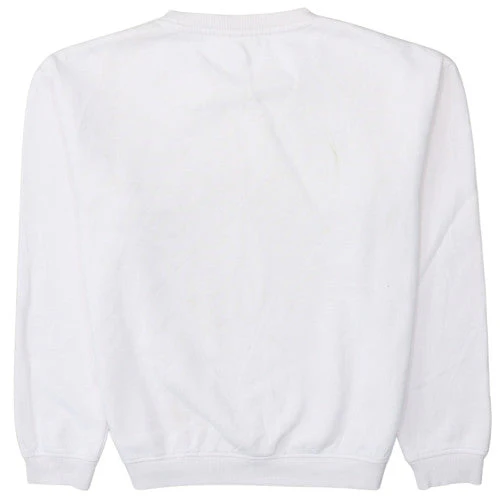 Ellesse Womens Beige Crew Neck Pullover Sweatshirt UK 12 - Image 4