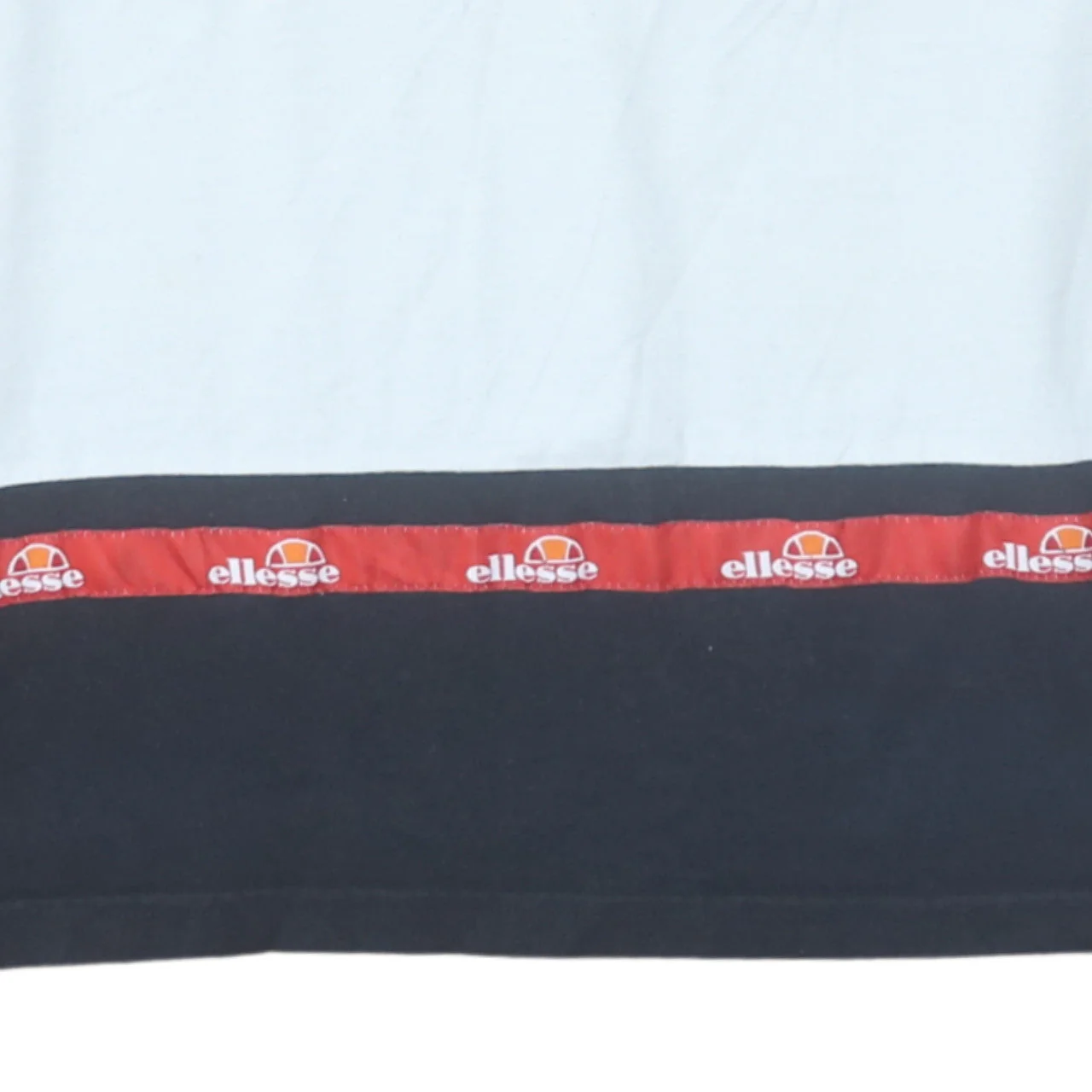 Ellesse Womens Black Colourblock Logo T-Shirt Size 10 - Image 7