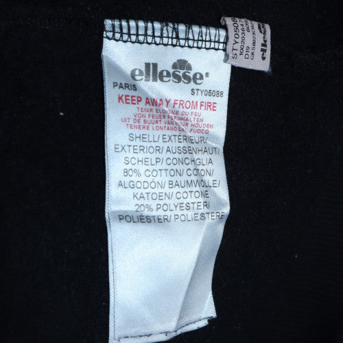 Ellesse Womens Black Crew Neck Pullover Sweatshirt UK 10 - Image 5