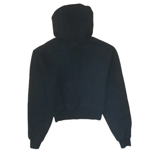 Ellesse Womens Black Cropped Pullover Hoodie Size 14 - Image 3