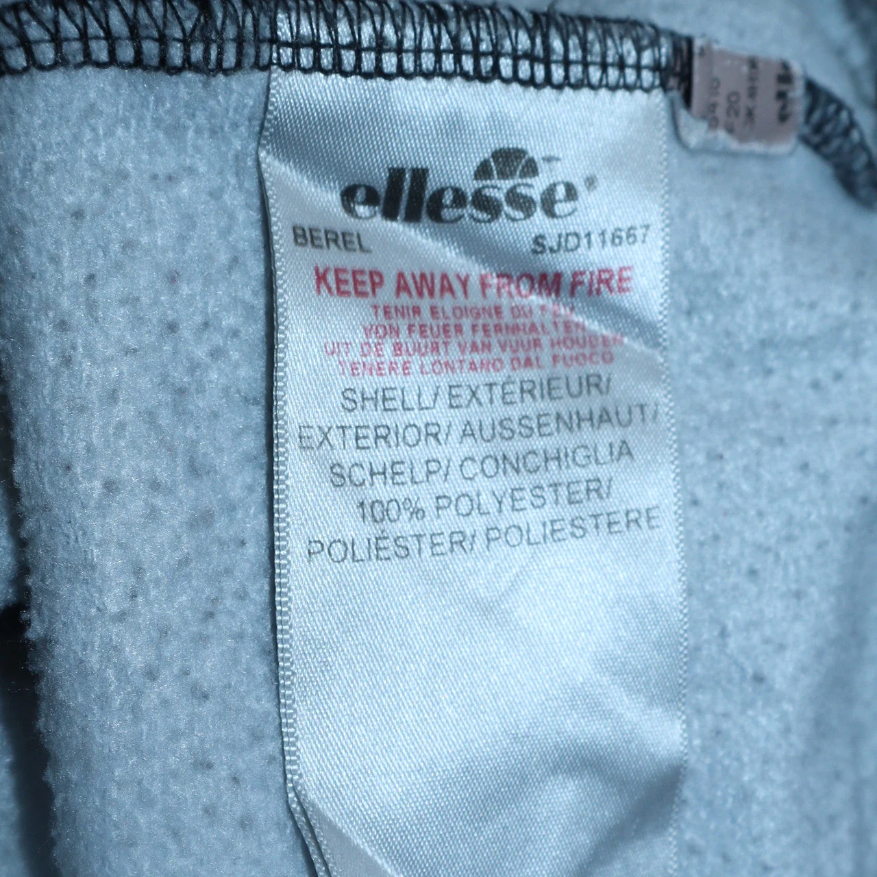 Ellesse Womens Black Paisley Pullover Hoodie Size 12 Polyester - Image 6