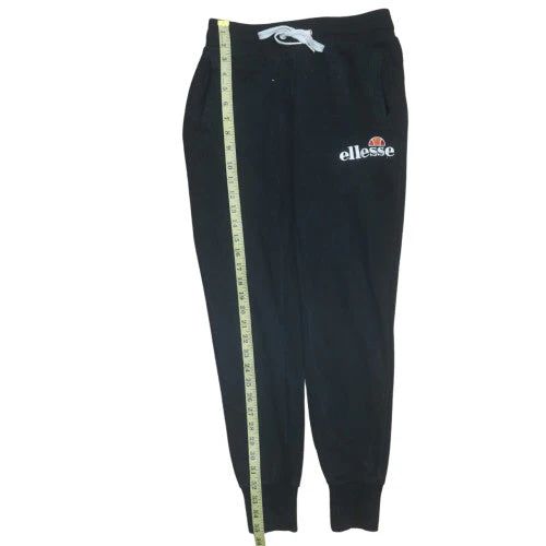 Ellesse Womens Black UK 8 Jogger Sweatpants Cotton Blend Casual - Image 3