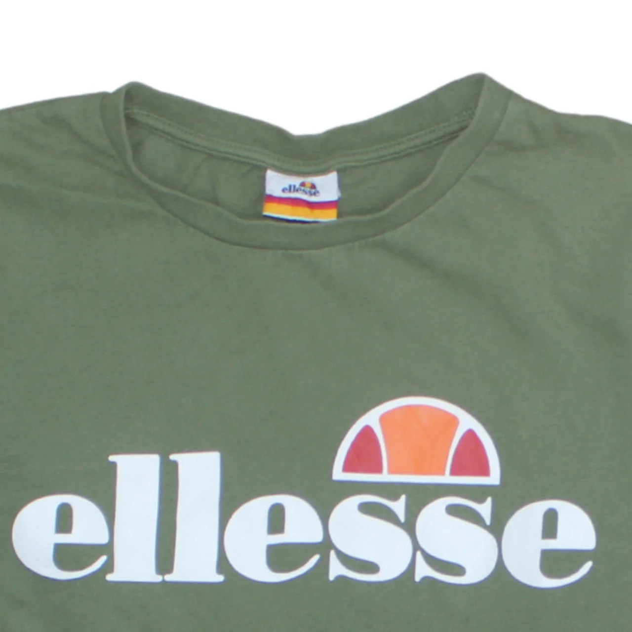 Ellesse Womens Green Size 6 Logo Crew Neck T-Shirt - Image 2