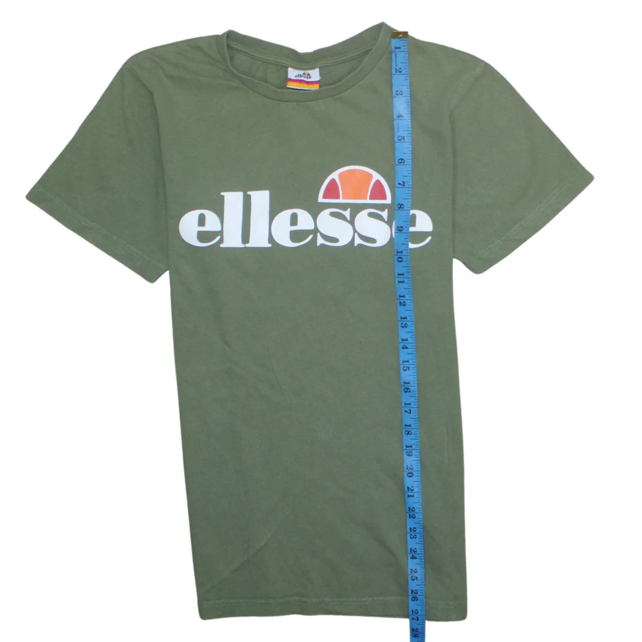 Ellesse Womens Green Size 6 Logo Crew Neck T-Shirt - Image 3