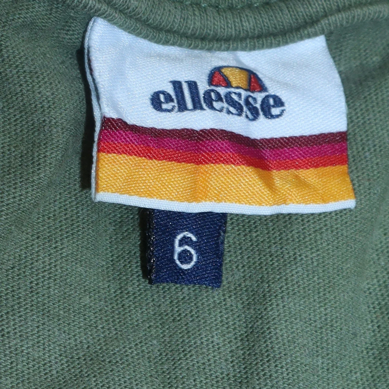 Ellesse Womens Green Size 6 Logo Crew Neck T-Shirt - Image 5