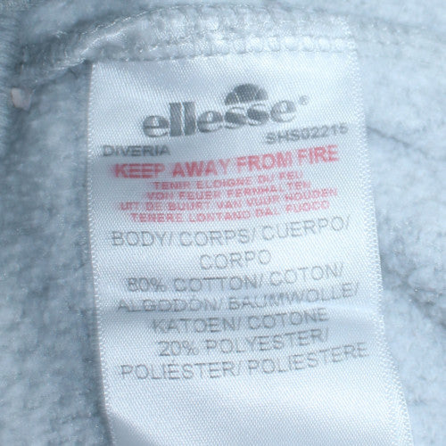Ellesse Women's Grey Cotton Blend Pullover Sweatshirt Size S - Image 5