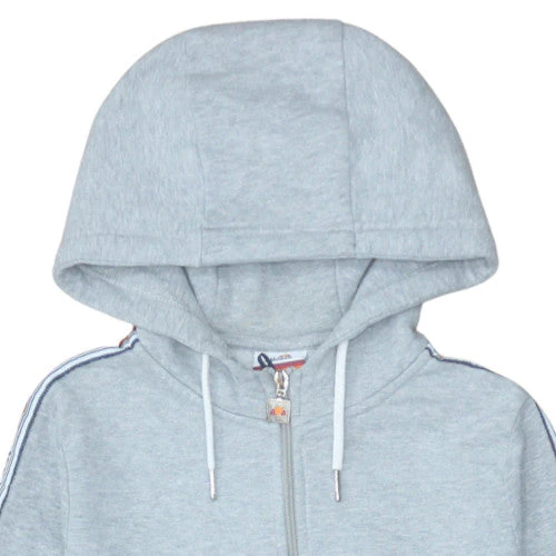 Ellesse Womens Grey Full Zip Hoodie UK 10 Cotton Blend - Image 8