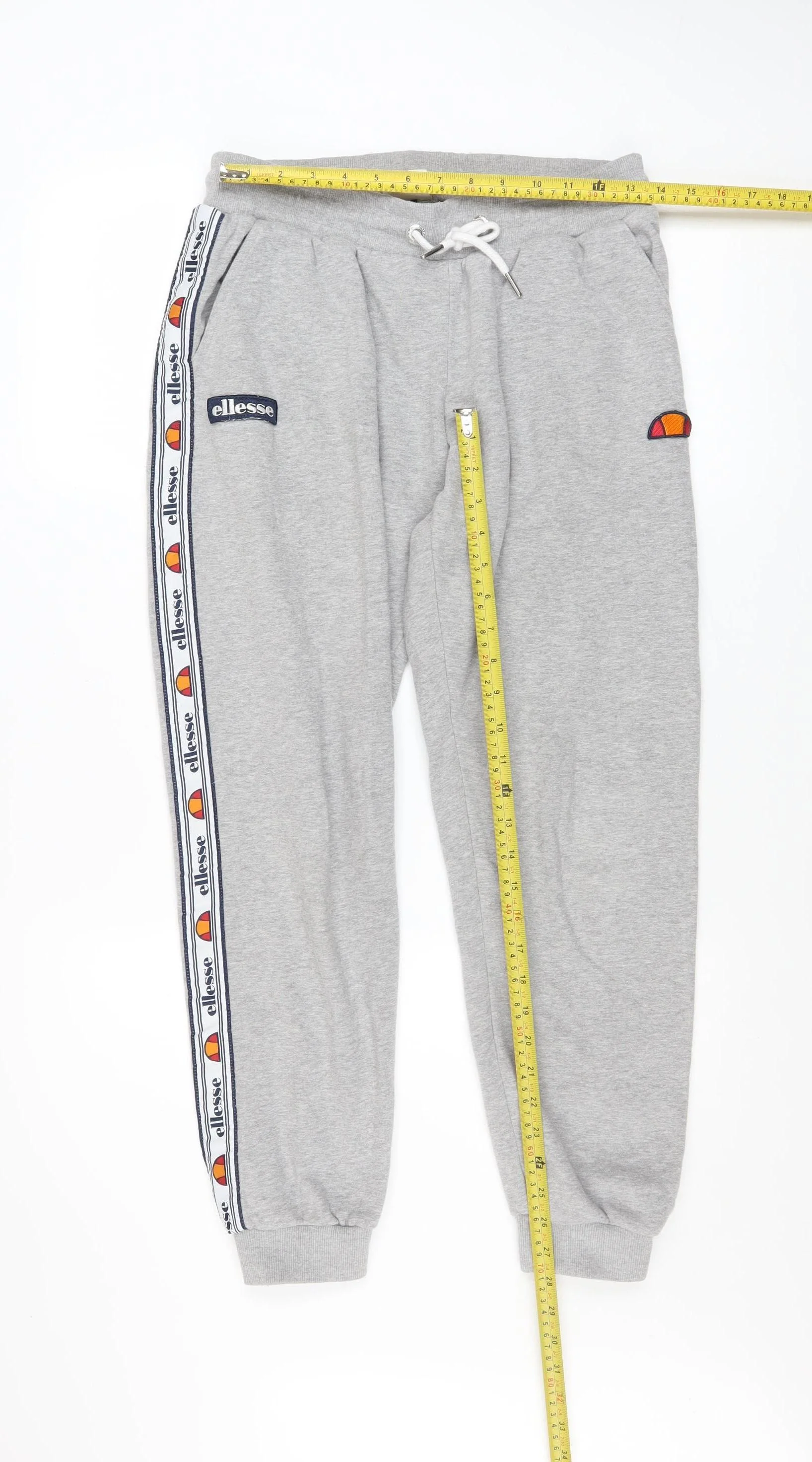 Ellesse Womens Grey Jogger Track Pants Size 10 Cotton Blend - Image 2