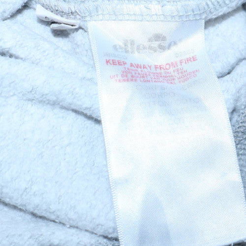 Ellesse Womens Grey Logo Crew Neck Pullover Sweatshirt UK 12 - Image 6