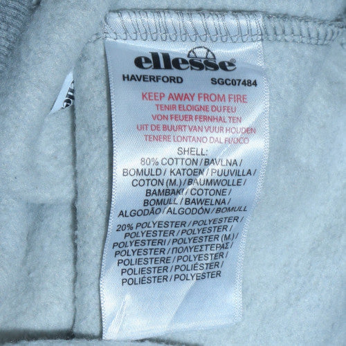 Ellesse Womens Grey Logo Sweatshirt UK 10 Pullover Cotton Blend - Image 6