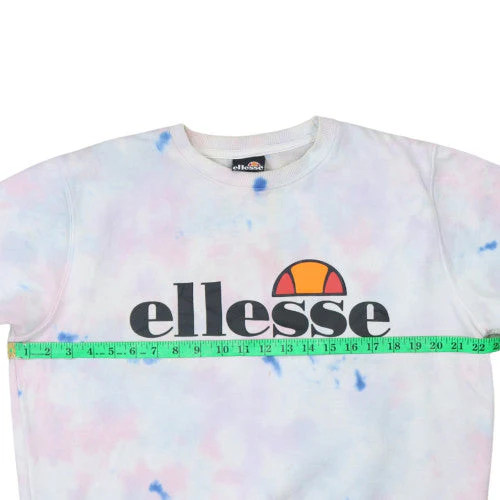 Ellesse Womens Multicoloured Tie Dye Pullover Sweatshirt UK 12 - Image 3