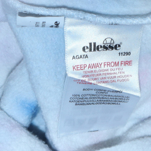 Ellesse Womens Multicoloured Tie Dye Pullover Sweatshirt UK 12 - Image 6