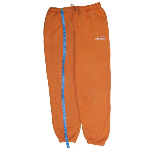 Ellesse Womens Orange Fleece Sweatpants Size 10 Regular Fit - Image 2
