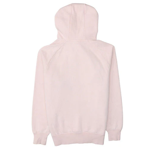 Ellesse Womens Pink Pullover Hoodie Medium Logo Hooded Sweatshirt - Image 4