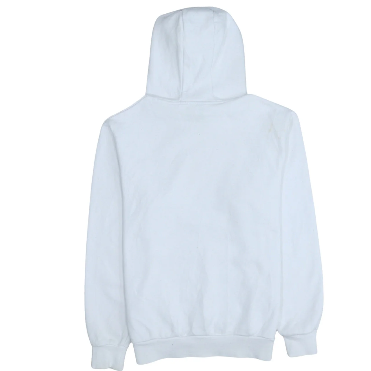 Ellesse Women's White Pullover Hoodie UK 14 Cotton Blend Logo Sweatshirt - Image 4