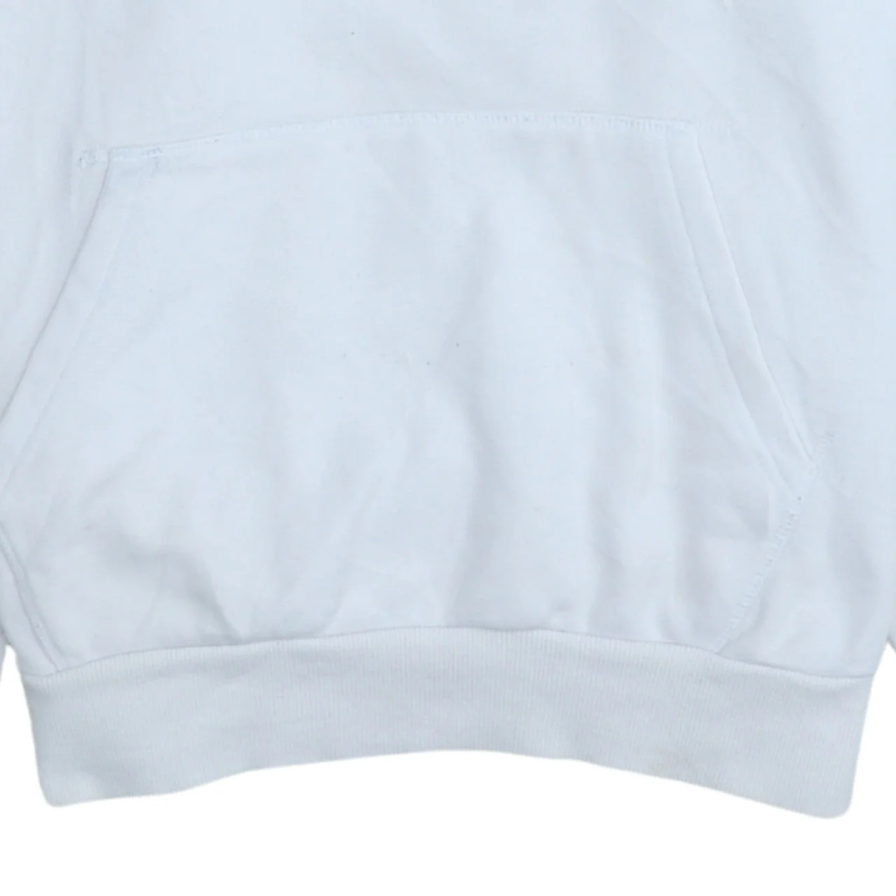 Ellesse Women's White Pullover Hoodie UK 14 Cotton Blend Logo Sweatshirt - Image 7