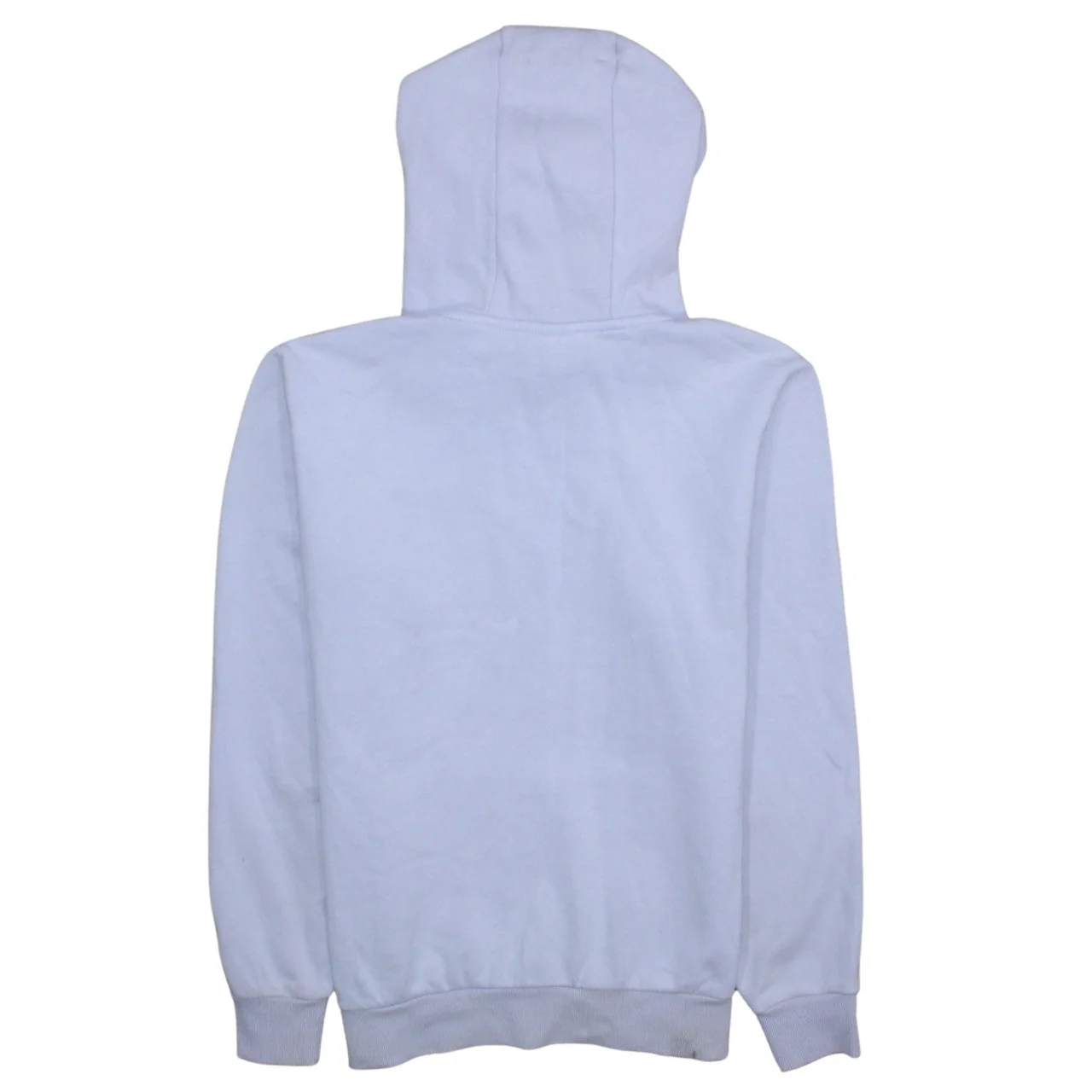 Ellesse Womens White Pullover Hoodie UK L Casual Logo Sweatshirt - Image 4
