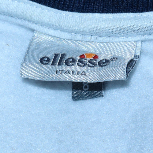 Ellesse Women's White Size 8 Varsity Jacket with Logo Detail - Image 5