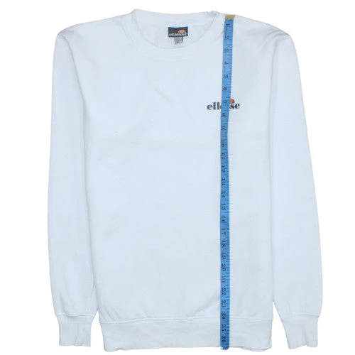 Ellesse Womens White XS Crew Neck Pullover Sweatshirt - Image 2