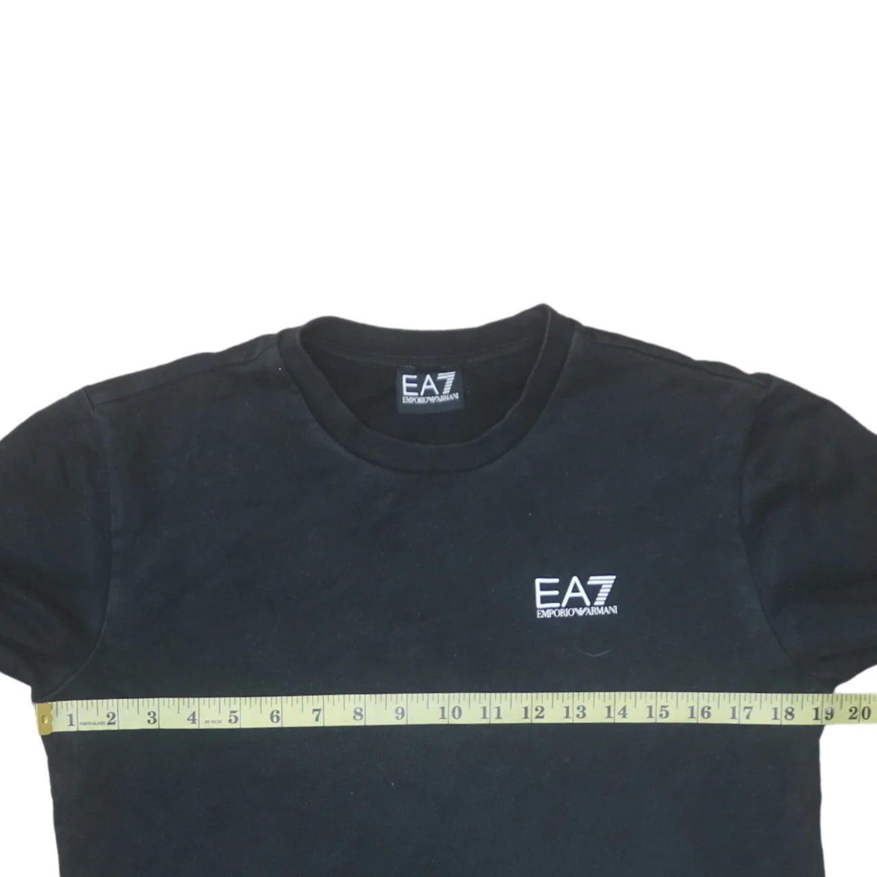Emporio Armani EA7 Mens Black Crew Neck Sweatshirt Size M - Image 3