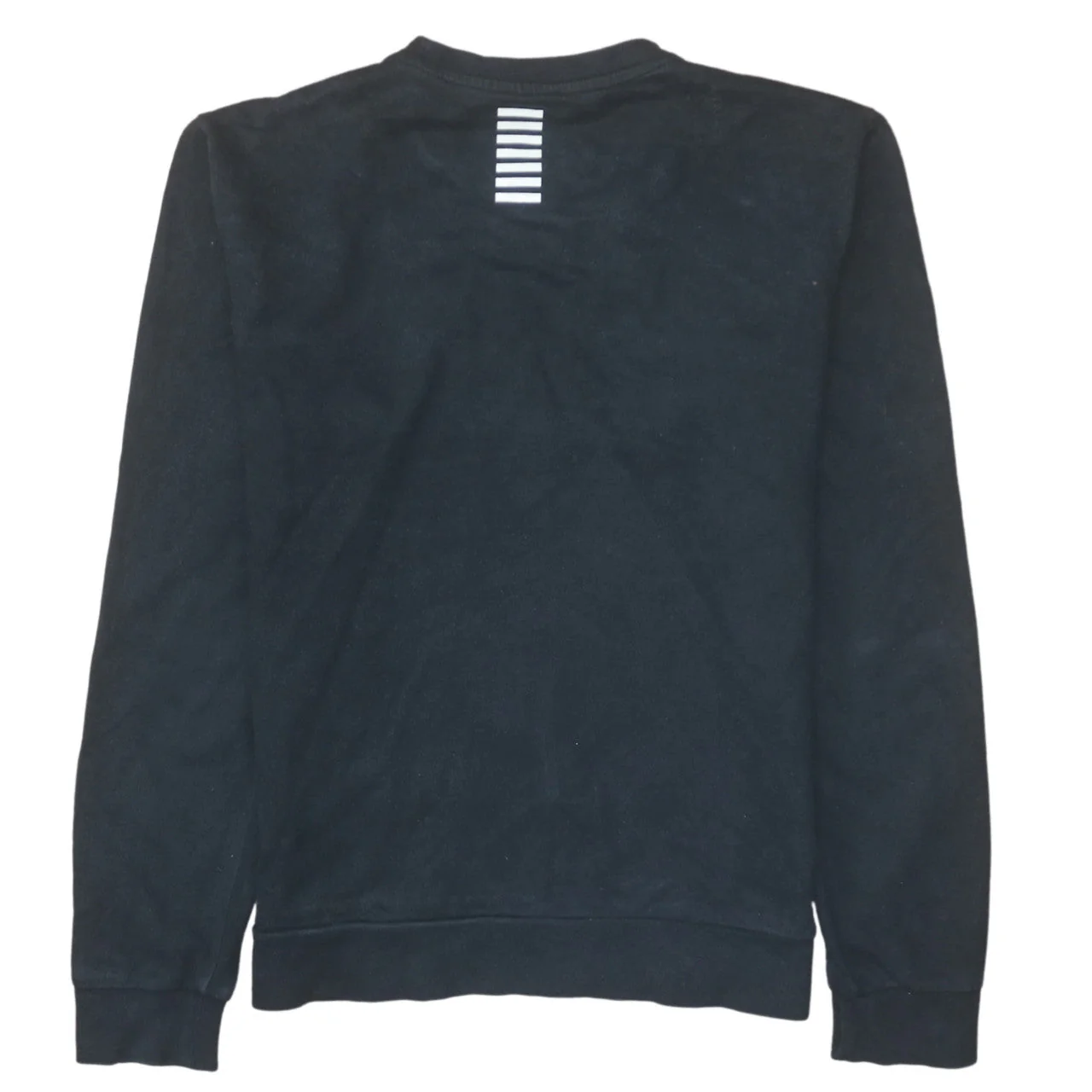 Emporio Armani EA7 Mens Black Crew Neck Sweatshirt Size M - Image 4