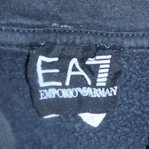 Emporio Armani EA7 Men's Black Full Zip Hoodie Size L - Image 6