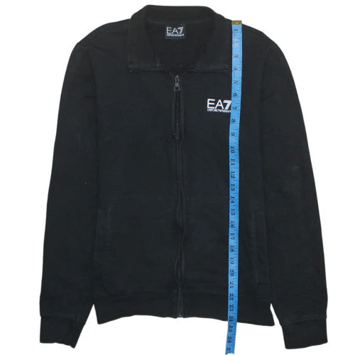 Emporio Armani EA7 Men's Black Full Zip Sweatshirt Size M - Image 2