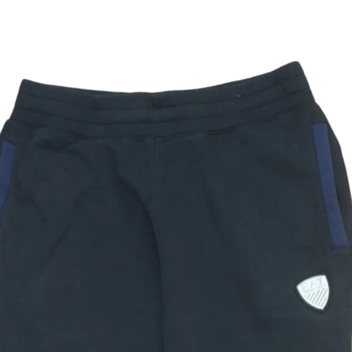 Emporio Armani EA7 Mens Black Jogger Sweatpants M Tapered Fit - Image 7