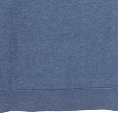 Emporio Armani EA7 Mens Blue Crew Neck Logo Sweatshirt Size L - Image 7