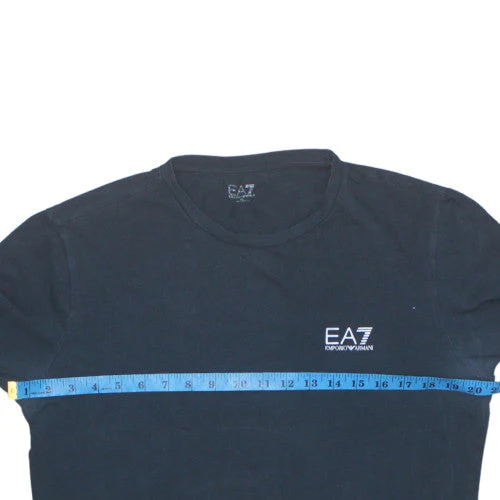Emporio Armani EA7 Men's Blue Long Sleeve Pullover Sweatshirt L - Image 2