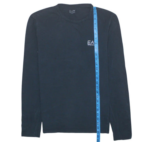 Emporio Armani EA7 Men's Blue Long Sleeve Pullover Sweatshirt L - Image 3