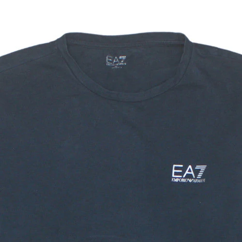 Emporio Armani EA7 Men's Blue Long Sleeve Pullover Sweatshirt L - Image 8