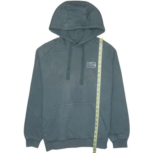 Emporio Armani EA7 Men's Green Pullover Hoodie M Regular Fit - Image 3