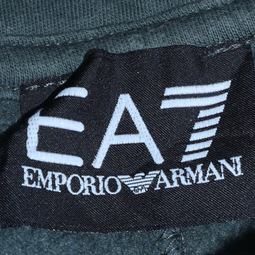 Emporio Armani EA7 Men's Green Pullover Hoodie M Regular Fit - Image 6