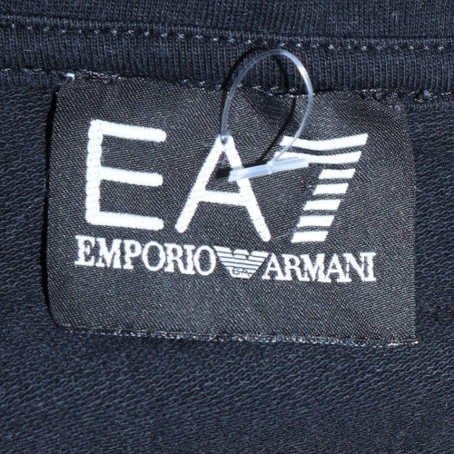 Emporio Armani EA7 Womens Black XS Full Zip Hoodie Sweatshirt - Image 5