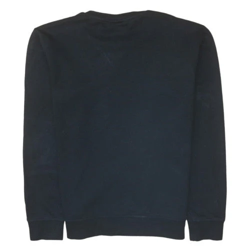 Emporio Armani Men's Black Sweatshirt Medium Embroidered Logo Pullover - Image 4