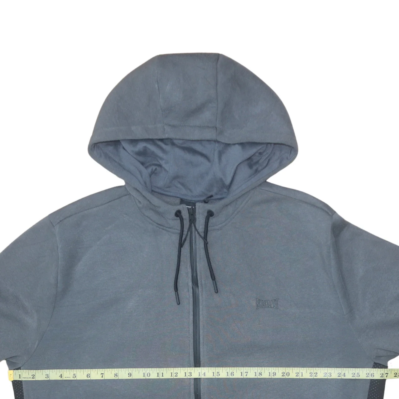 Everlast Mens Grey 3XL Full Zip Fleece Hoodie - Image 2