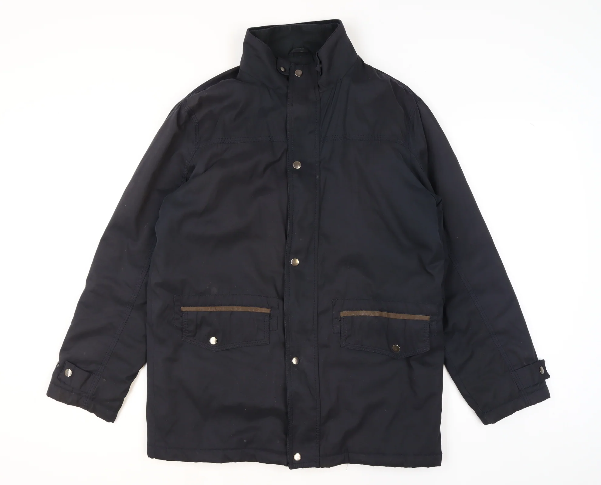 EWM Pure Classics Men's Blue Mid-Length Padded Jacket S