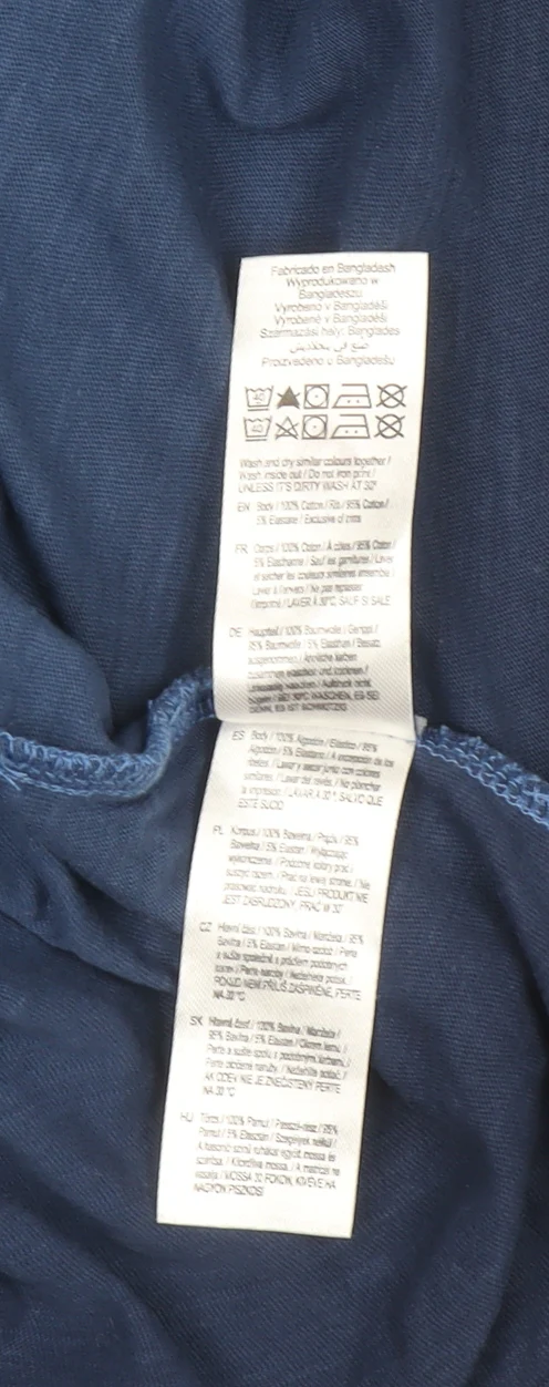 F&F Men’s Blue Aloha Graphic T-Shirt XL Cotton Summer Top - Image 4