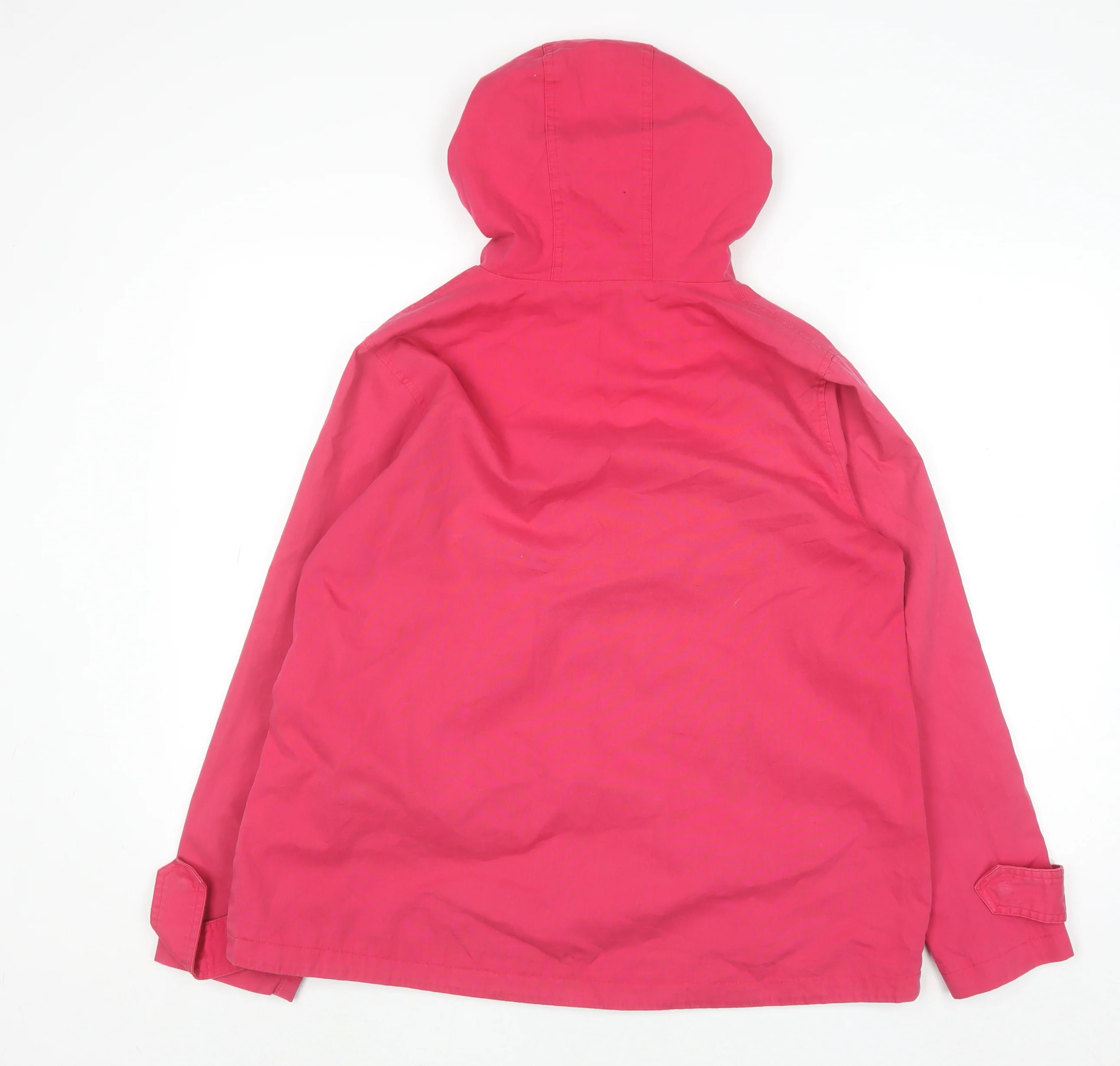 F&F Womens Pink Hooded Cotton Parka Jacket UK 12 - Image 3