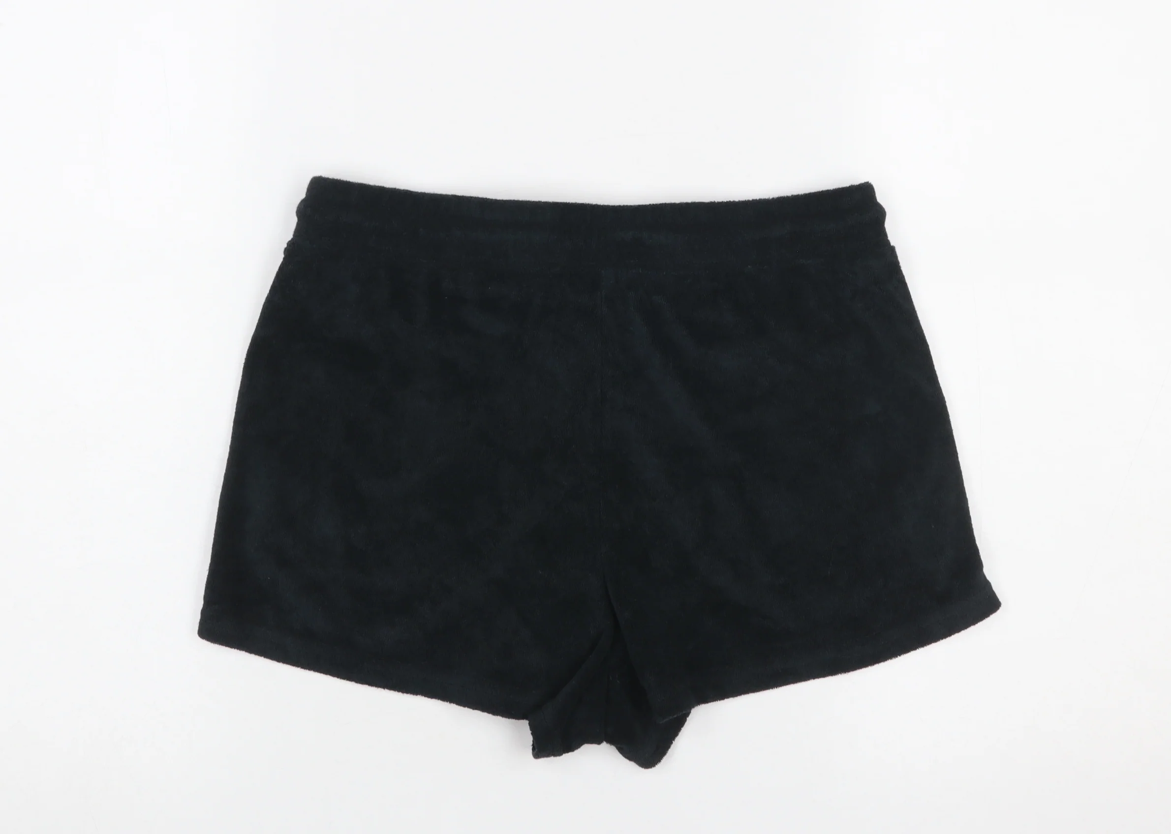 Fabletics Women Black S Sweat Shorts Cotton Blend Drawstring - Image 3
