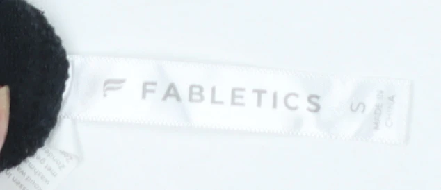 Fabletics Women Black S Sweat Shorts Cotton Blend Drawstring - Image 4