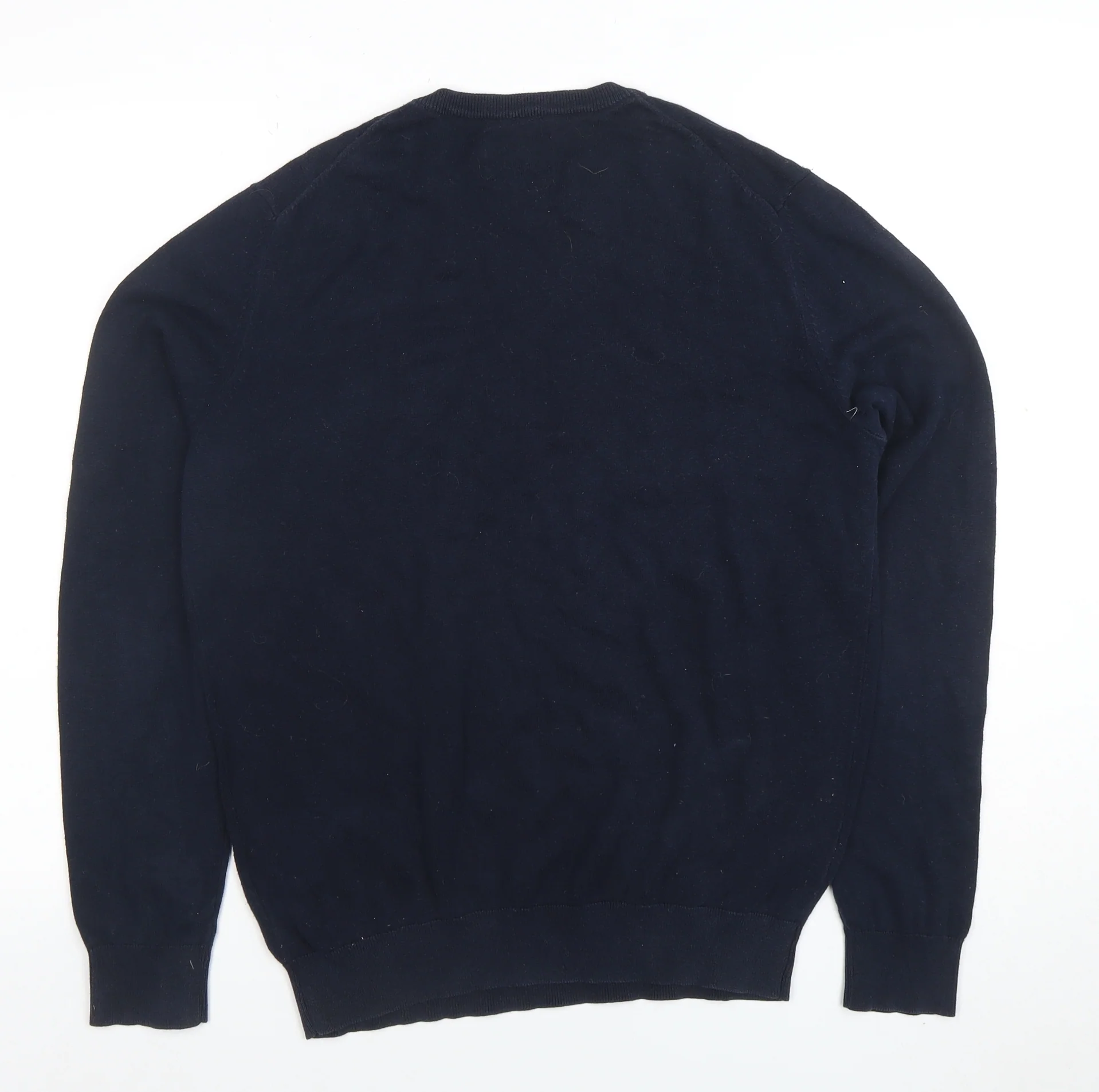 Farah Men's Blue Cotton Crew Neck Pullover Jumper M - Image 3