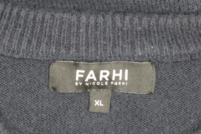 Farhi by Nicole Farhi Women's Black XL Wool Crew Neck Jumper - Image 4