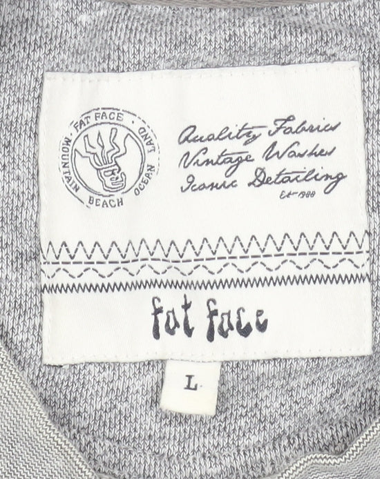 Fat Face Men's Grey Cotton Crew Neck Sweatshirt L - Image 5