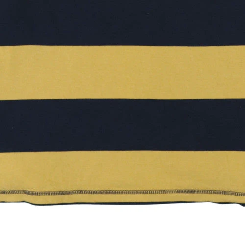 Fat Face Men's Yellow & Navy Striped XL Collared Rugby Sweatshirt - Image 7