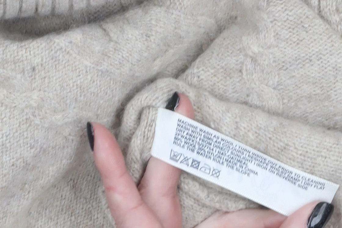 Fat Face Women’s Beige Wool Roll Neck Short Sleeve Jumper M - Image 4