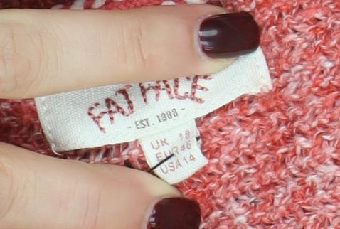Fat Face Women's Red Knit Crew Neck Long Sleeve Jumper Size 8 - Image 5